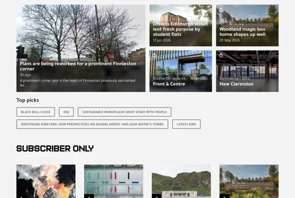 Screenshot of Urban Realm website